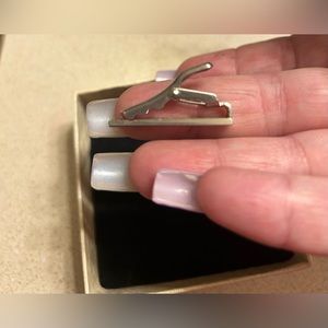 💰2/$10 Mini Silver Tie Clip